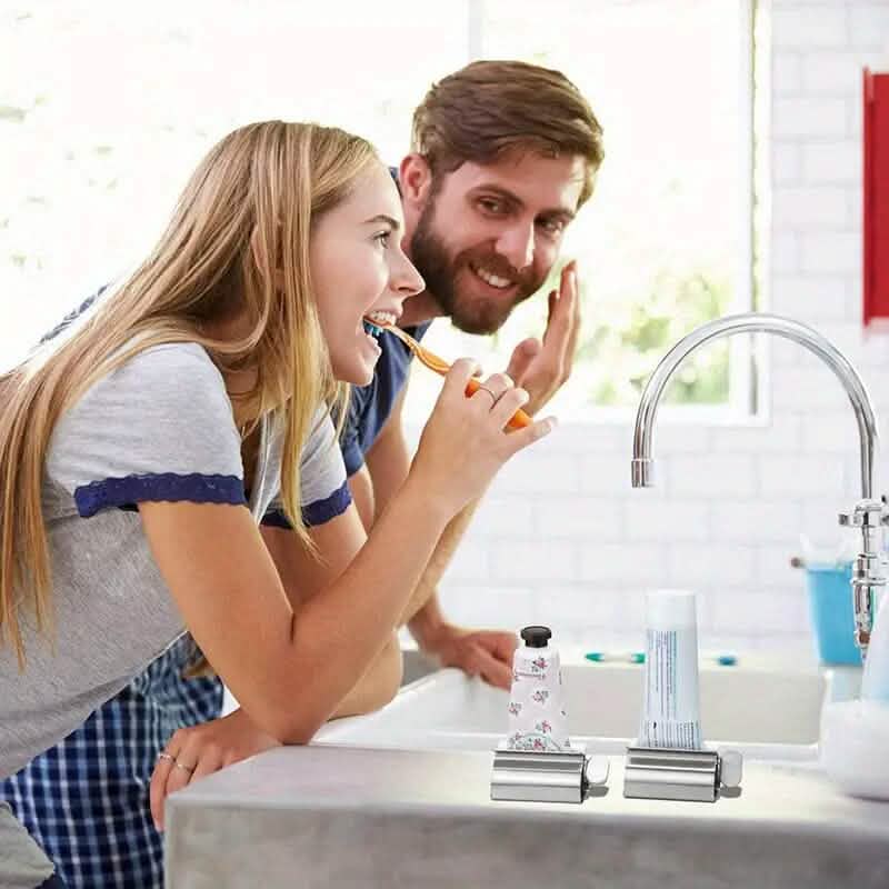 2-Pieces: Stainless Steel Toothpaste Squeezer by DailySale