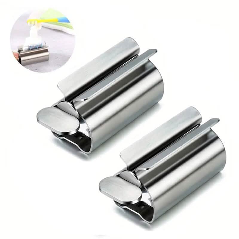 2-Pieces: Stainless Steel Toothpaste Squeezer by DailySale
