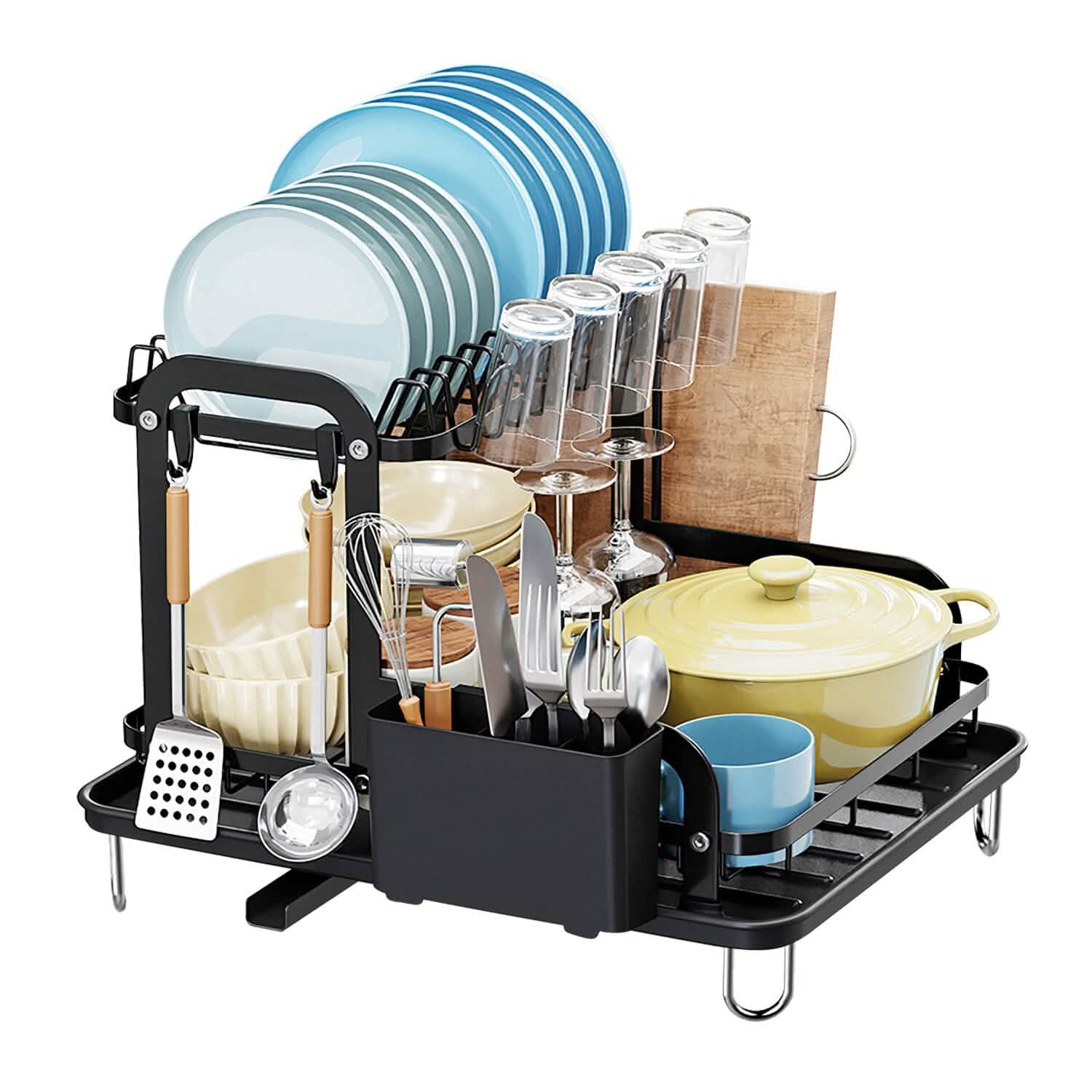 2-Tier Dish Drying Rack by DailySale