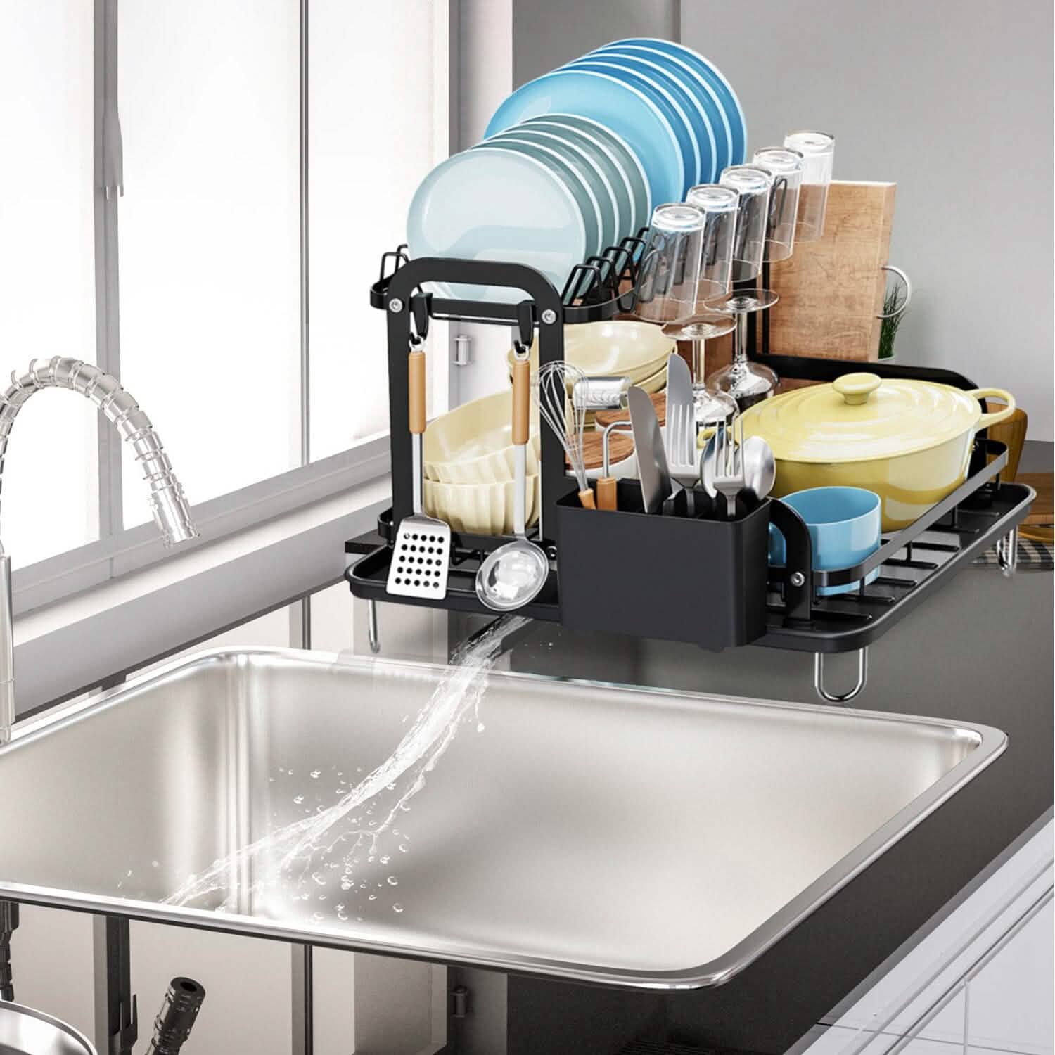 2-Tier Dish Drying Rack by DailySale