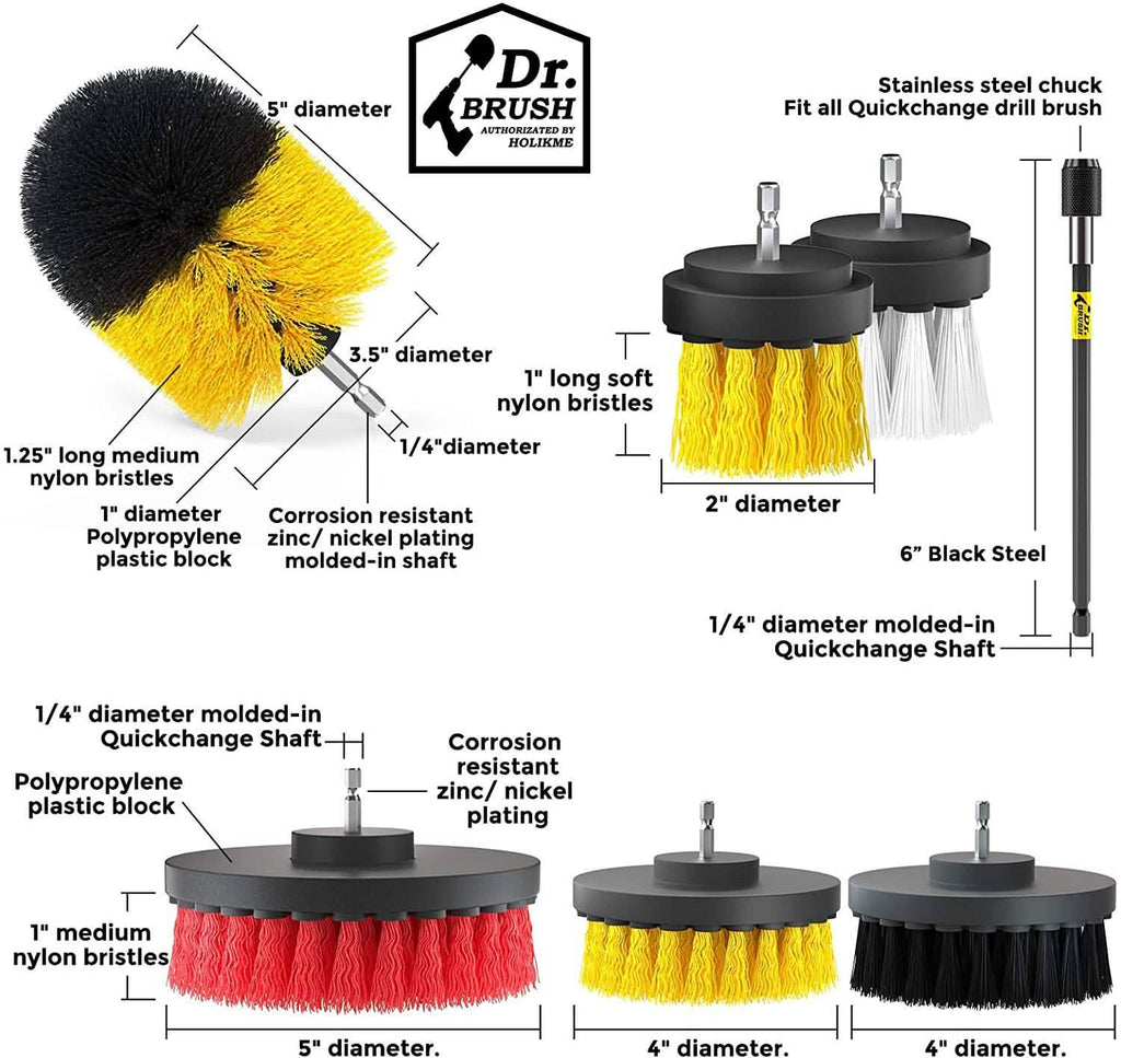 20-Pack: Holikme Drill Brush Attachments Set by DailySale
