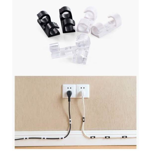 20-Pack: Self-adhesive Wire Organizer Line Cable Clip by DailySale