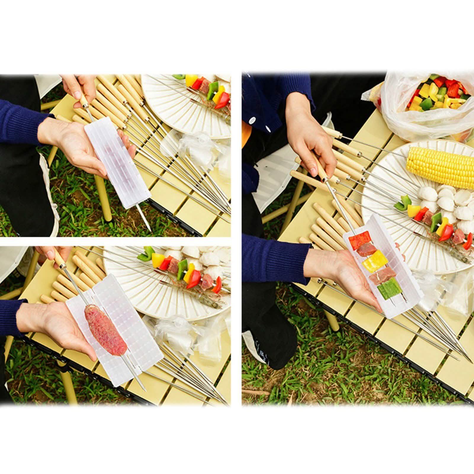 20-Piece: Barbecue Skewer Grilling Kabob by DailySale