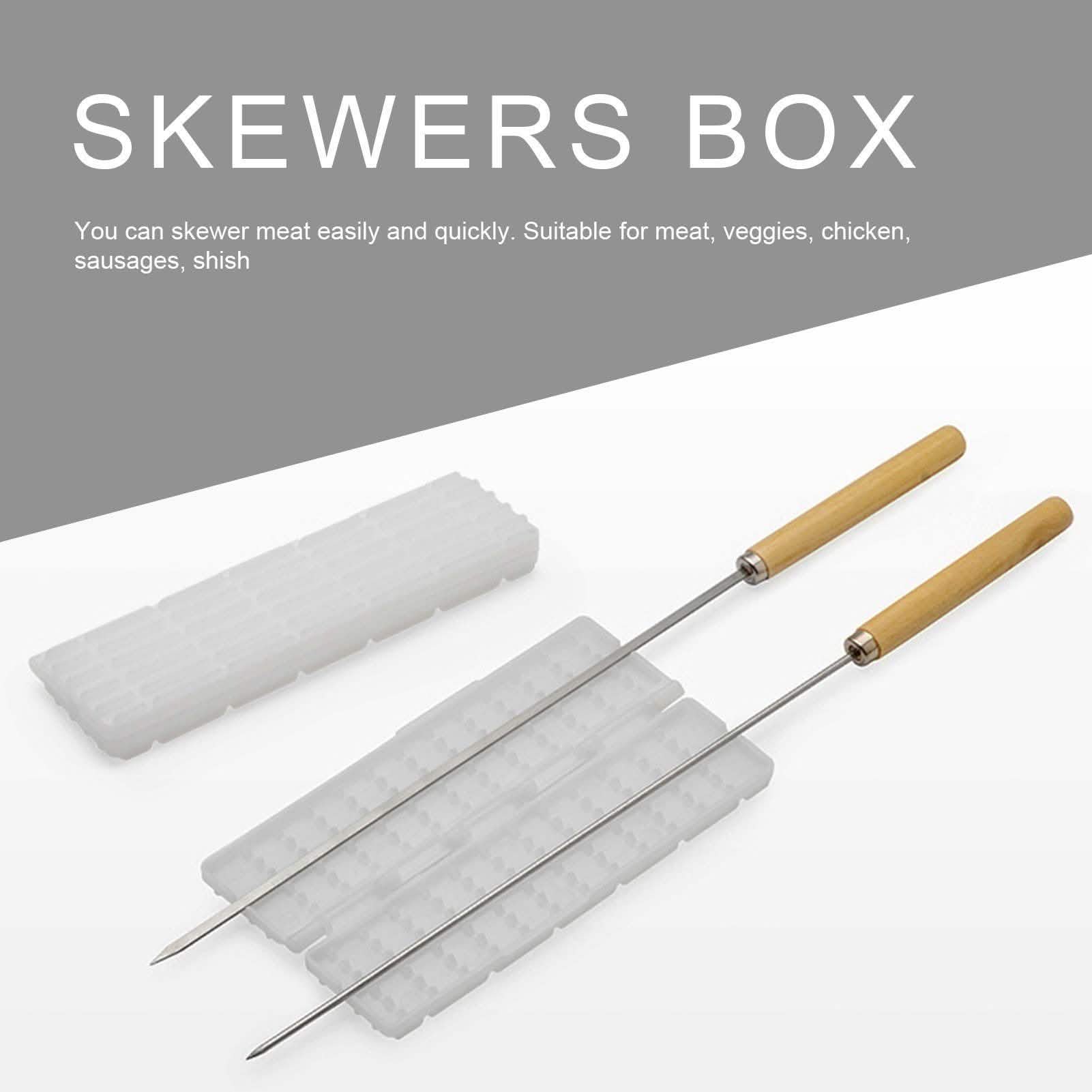 20-Piece: Barbecue Skewer Grilling Kabob by DailySale