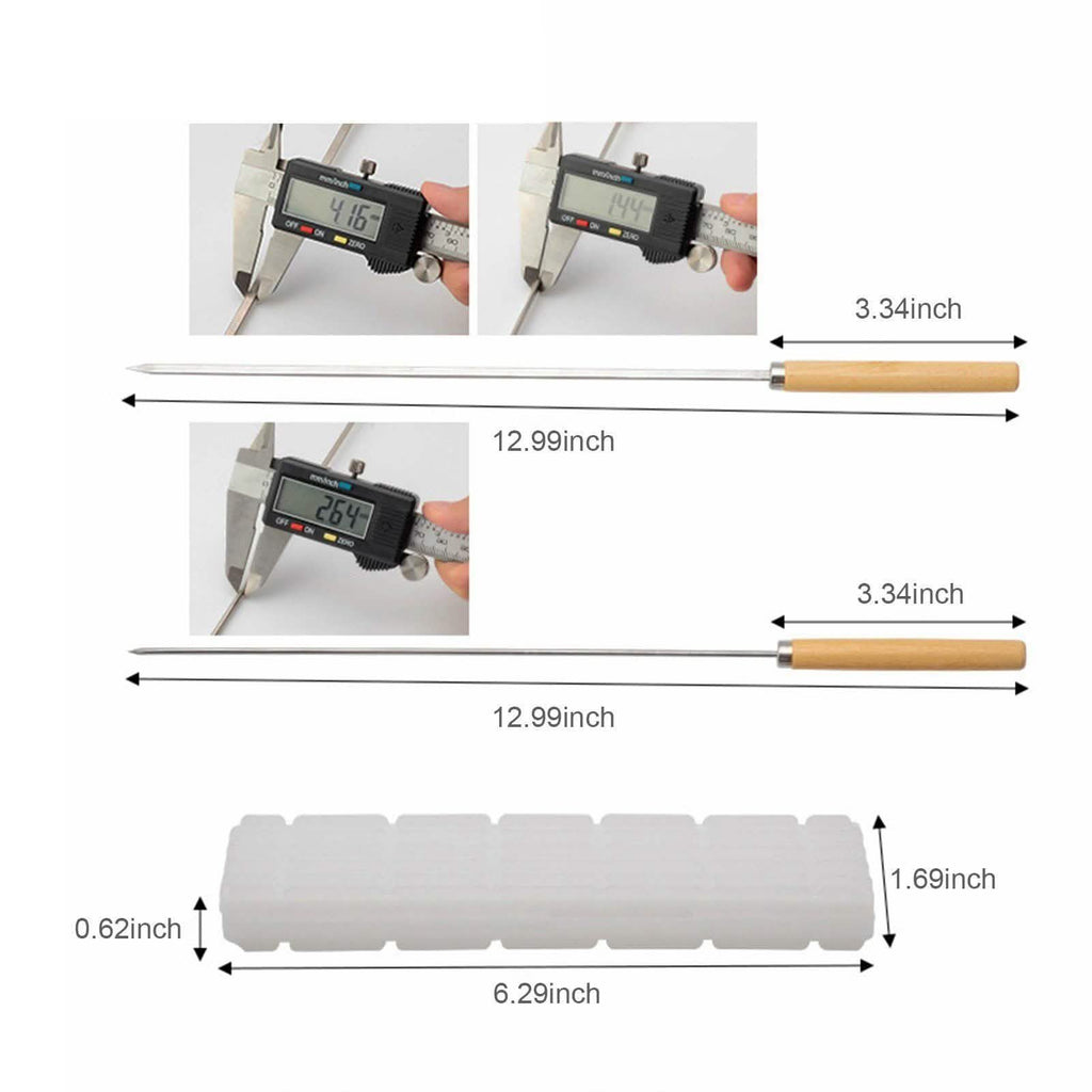 20-Piece: Barbecue Skewer Grilling Kabob by DailySale