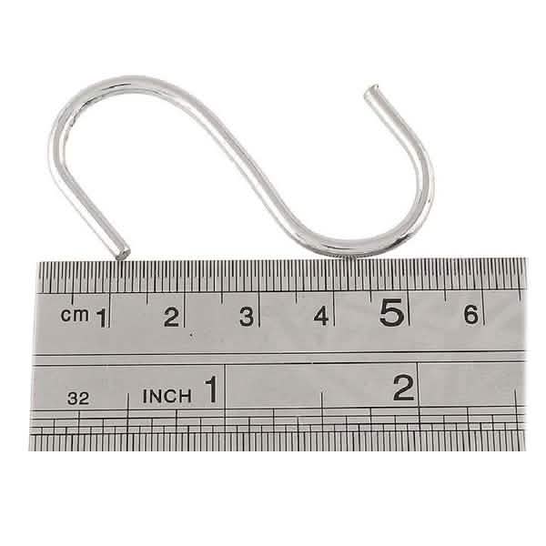 20-Piece: Household Holder Kitchen Stainless Steel S Shaped Hooks by DailySale
