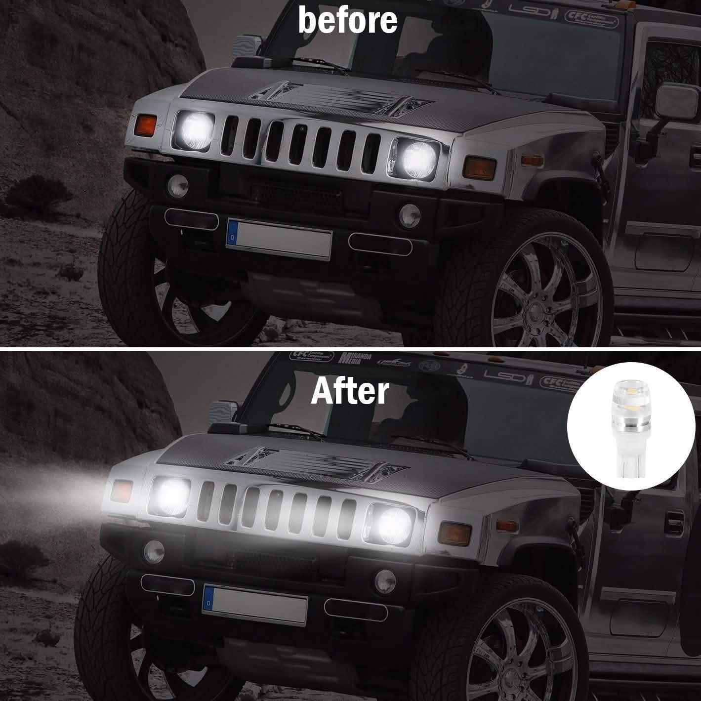 20-Piece: LED Car Light Bulbs by DailySale
