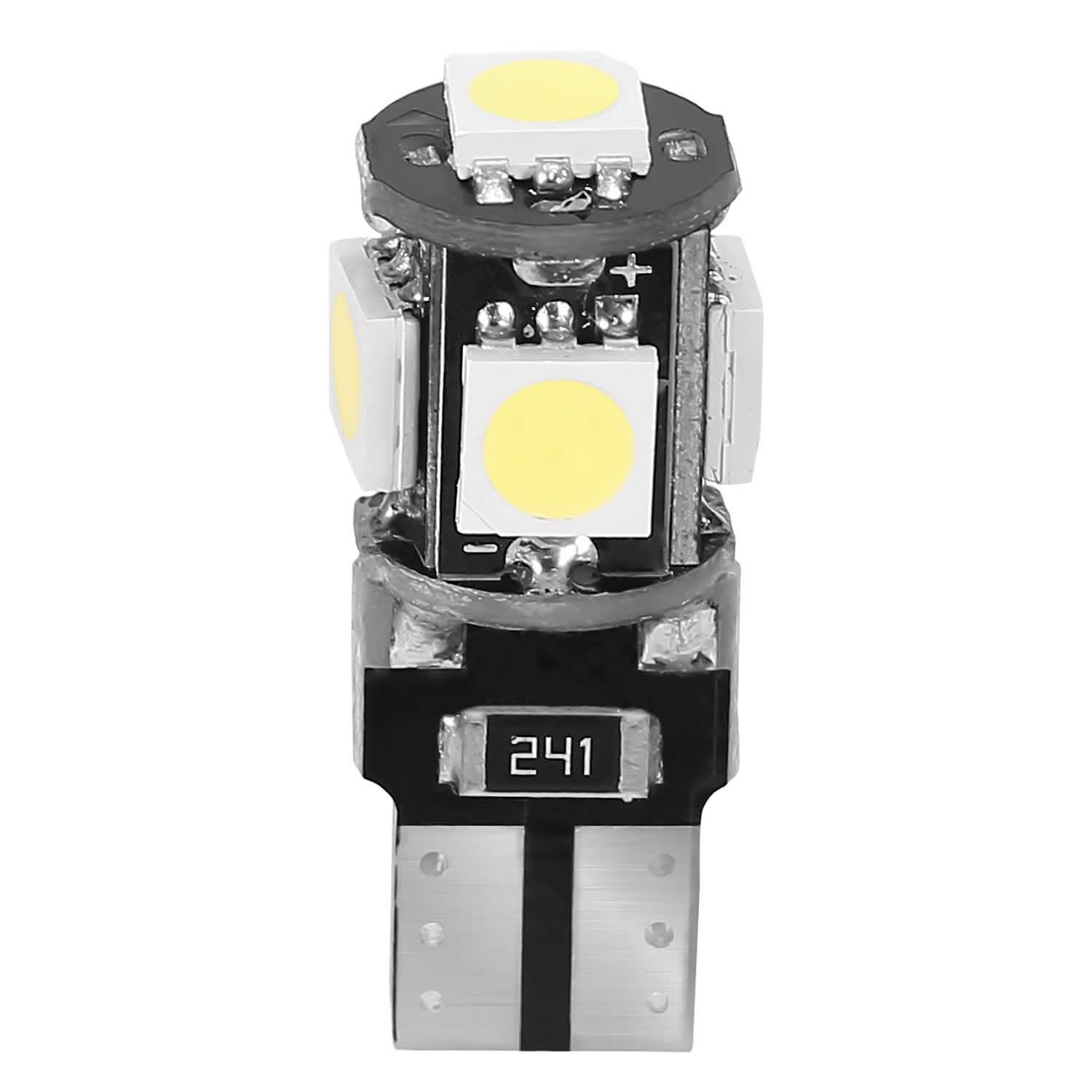 20-Piece: T10 SMD5050 LED Light Bulbs by DailySale
