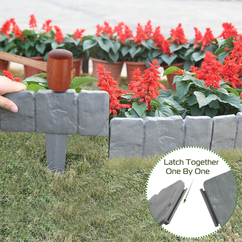 20-Pieces: Plastic Cobbled Stone Effect by DailySale
