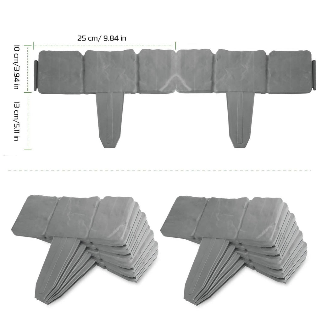 20-Pieces: Plastic Cobbled Stone Effect by DailySale
