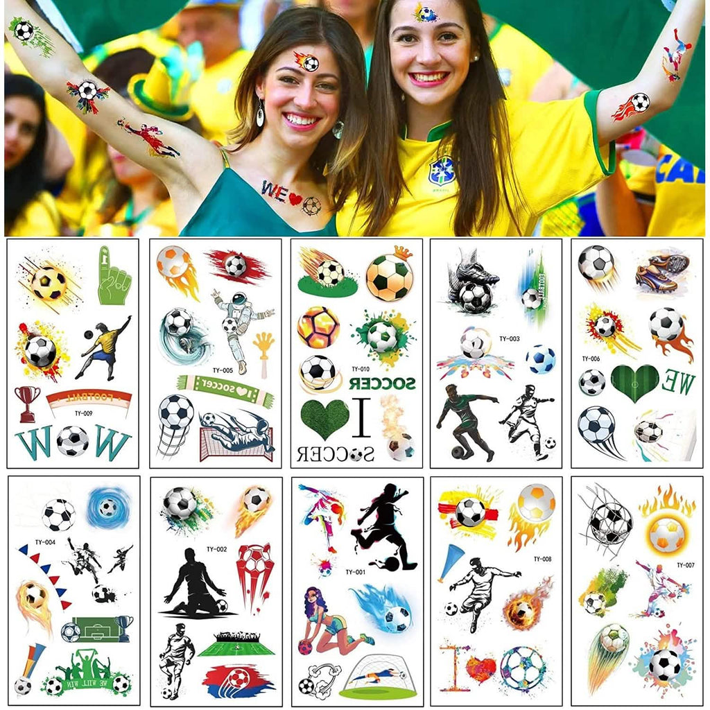20 Sheet 2022 Football World Cup Football Sports Face Sticker by DailySale