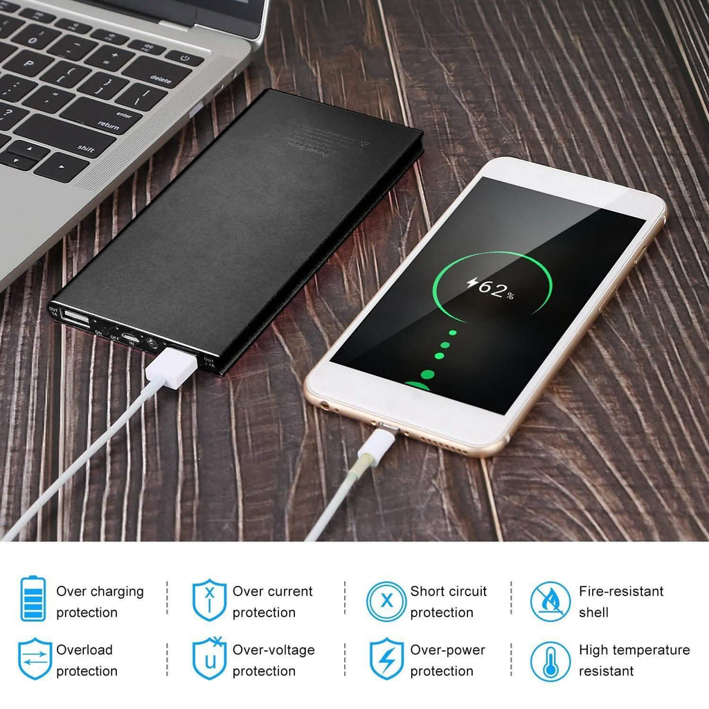 20000mAh Power Bank Ultra Thin External Battery Pack by DailySale