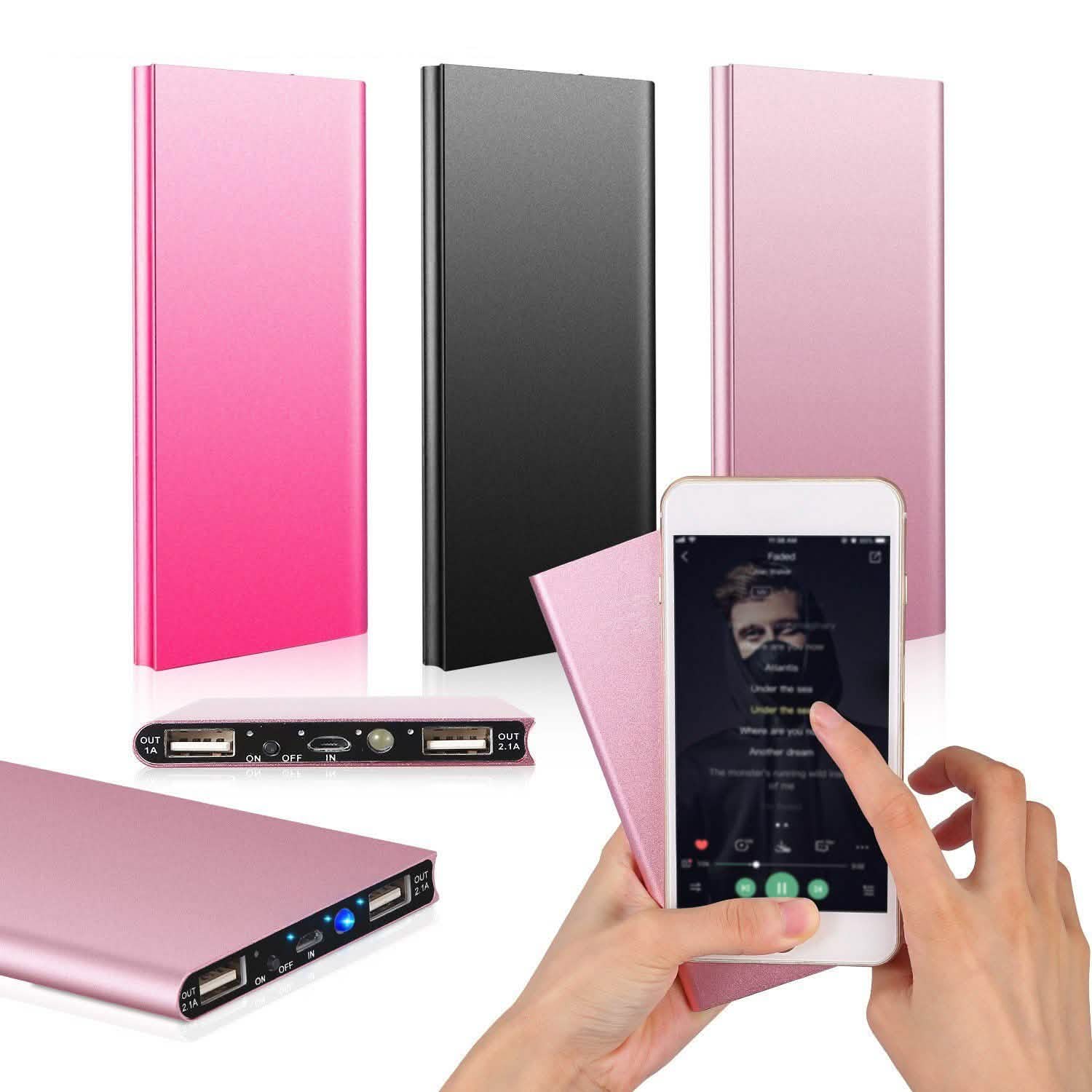 20000mAh Power Bank Ultra Thin External Battery Pack by DailySale