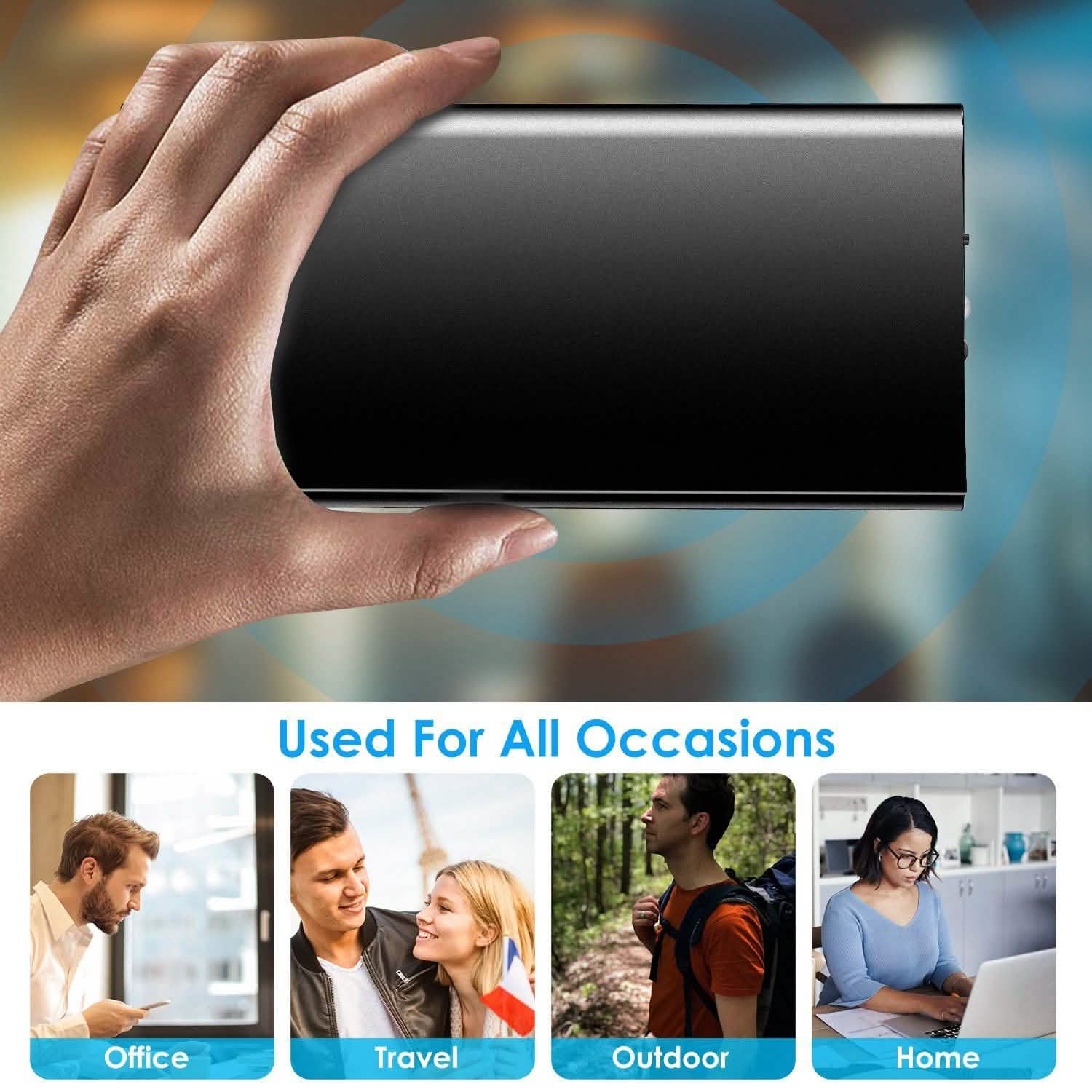 20000mAh Power Bank Ultra Thin External Battery Pack by DailySale