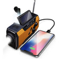 2000mAh NOAA Emergency Weather Radio Portable Power Bank with Solar Charging by DailySale