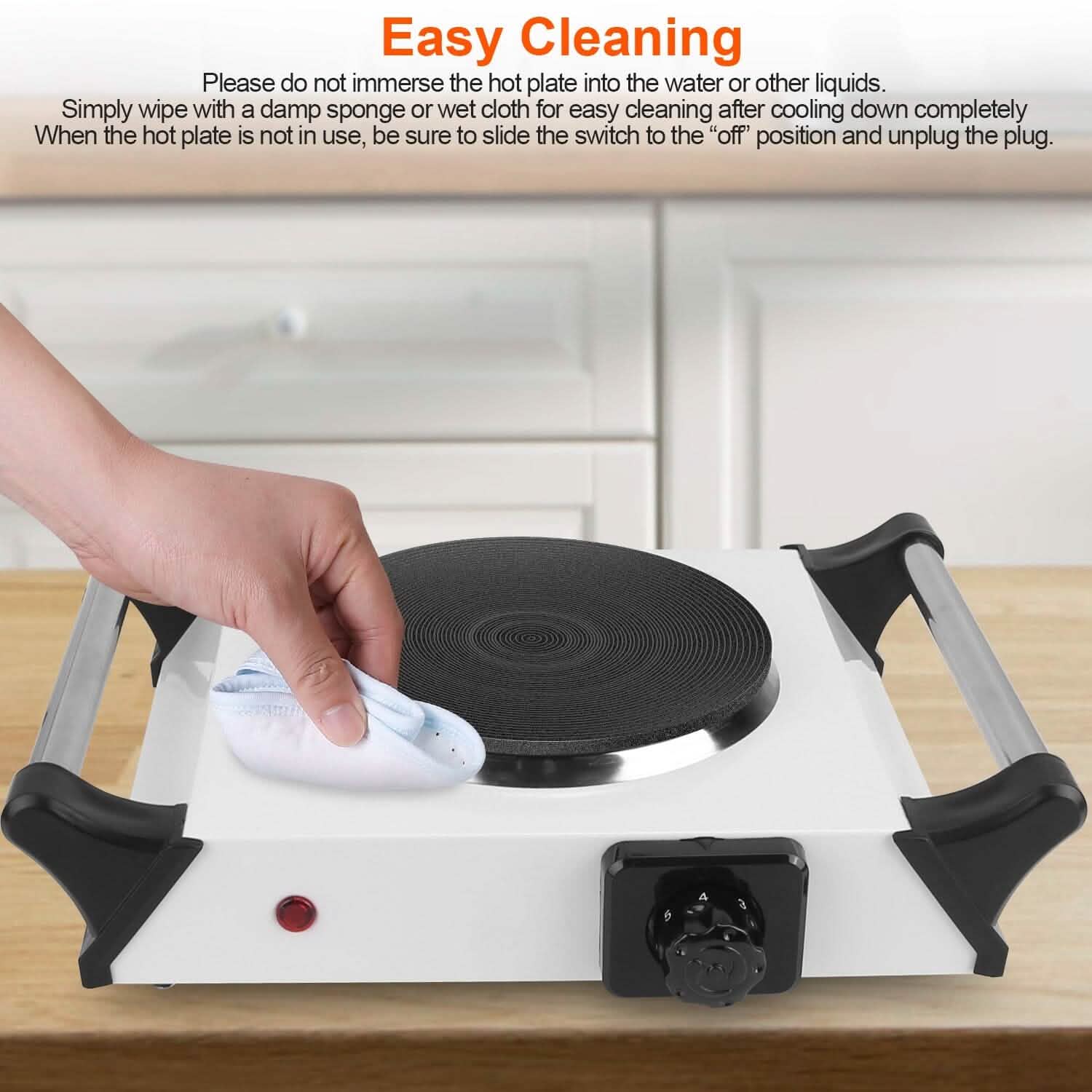 2000W Electric Burner Portable Coil Heating Hot Plate Stove Countertop by DailySale