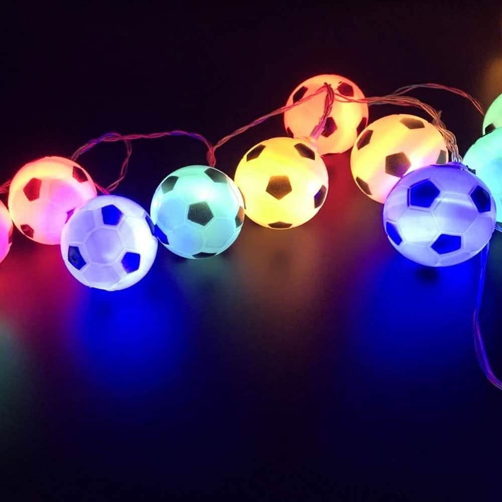 2022 World Cup Decor String Lights Soccer by DailySale
