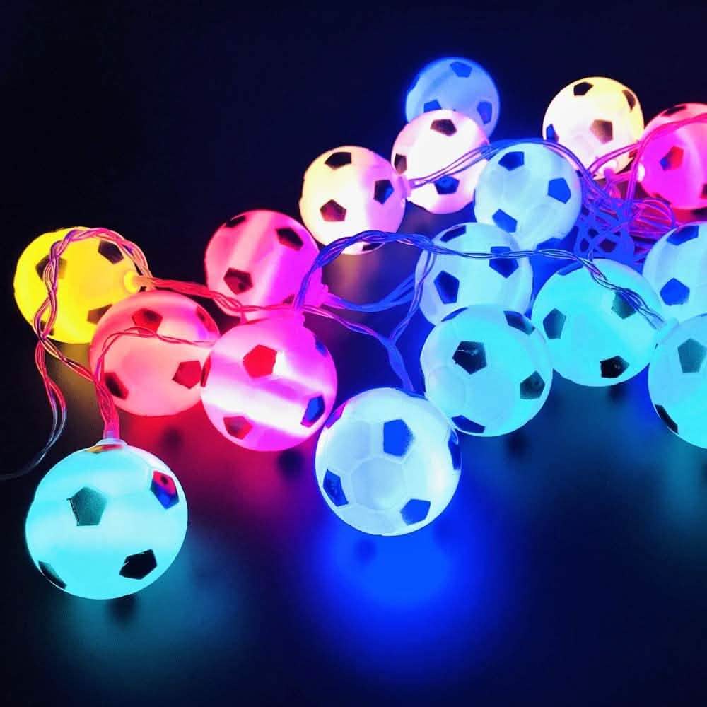 2022 World Cup Decor String Lights Soccer by DailySale