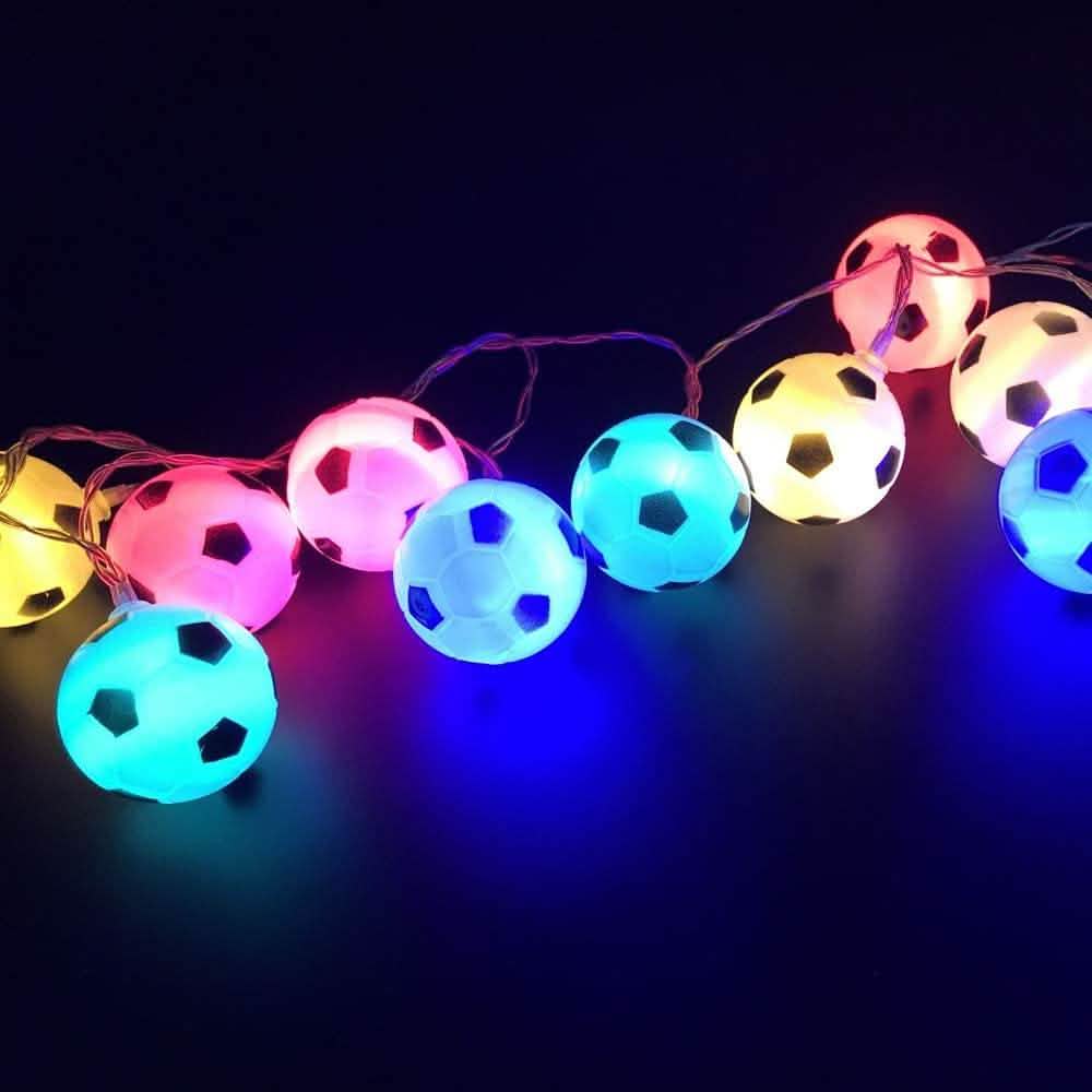 2022 World Cup Decor String Lights Soccer by DailySale