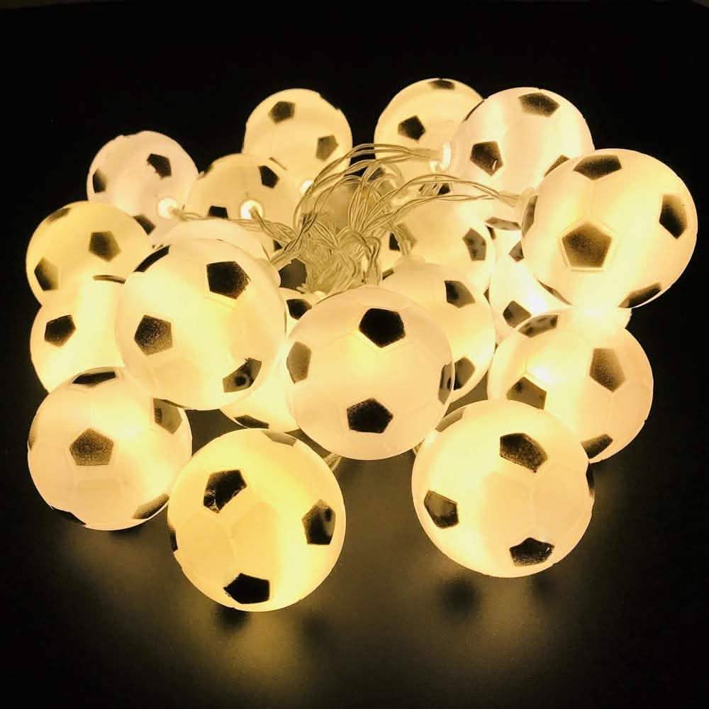 2022 World Cup Decor String Lights Soccer by DailySale