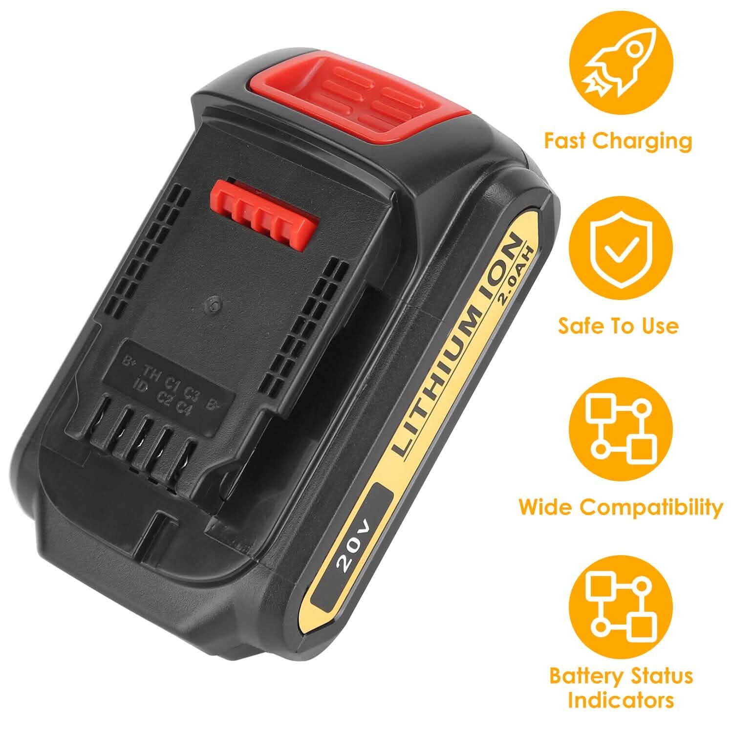 20V Replacement Battery Fit for Dewalt DCB by DailySale