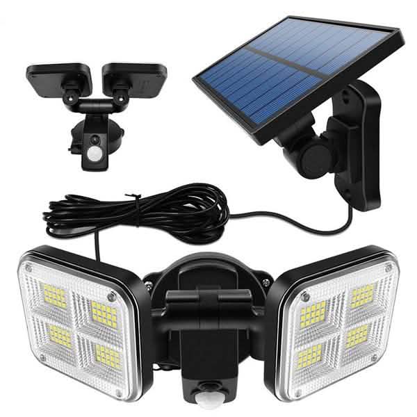 20W Super Bright Solar Lights 120 LED IP65 Waterproof by DailySale