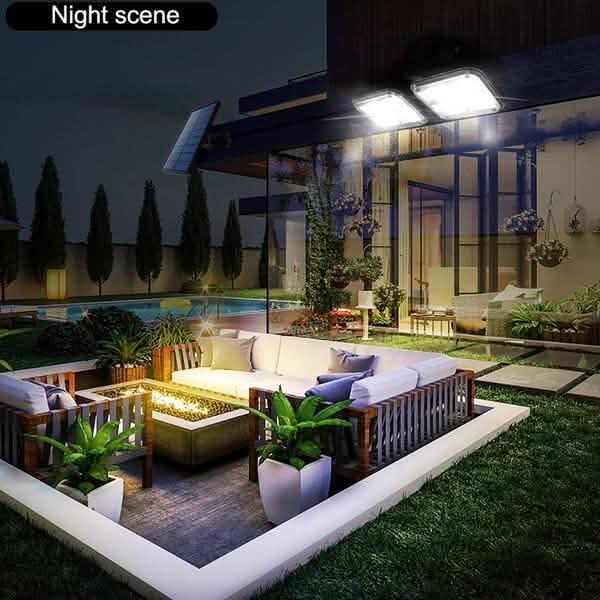 20W Super Bright Solar Lights 120 LED IP65 Waterproof by DailySale