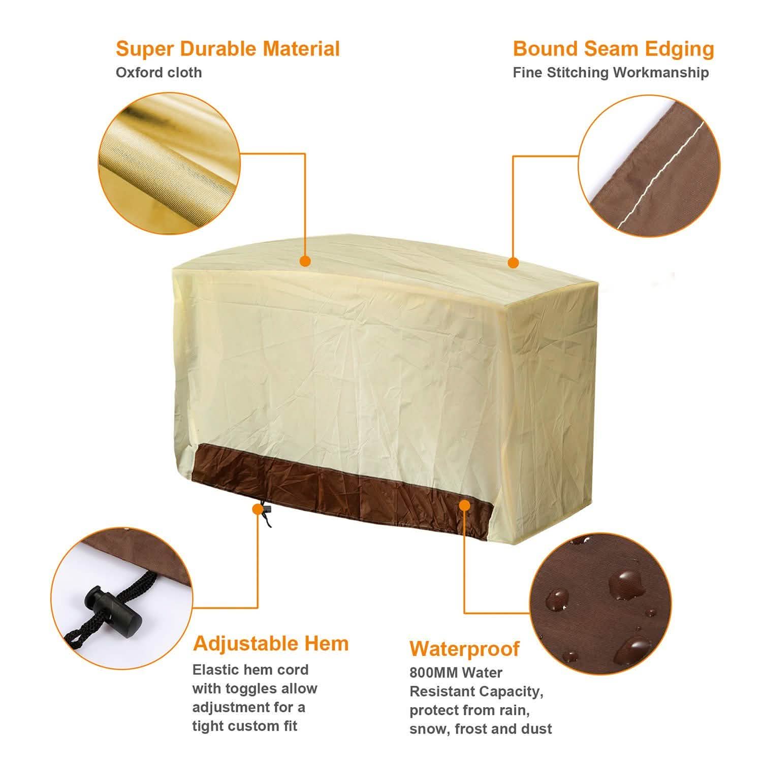 210D Waterproof Outdoor BBQ Grill Cover by DailySale