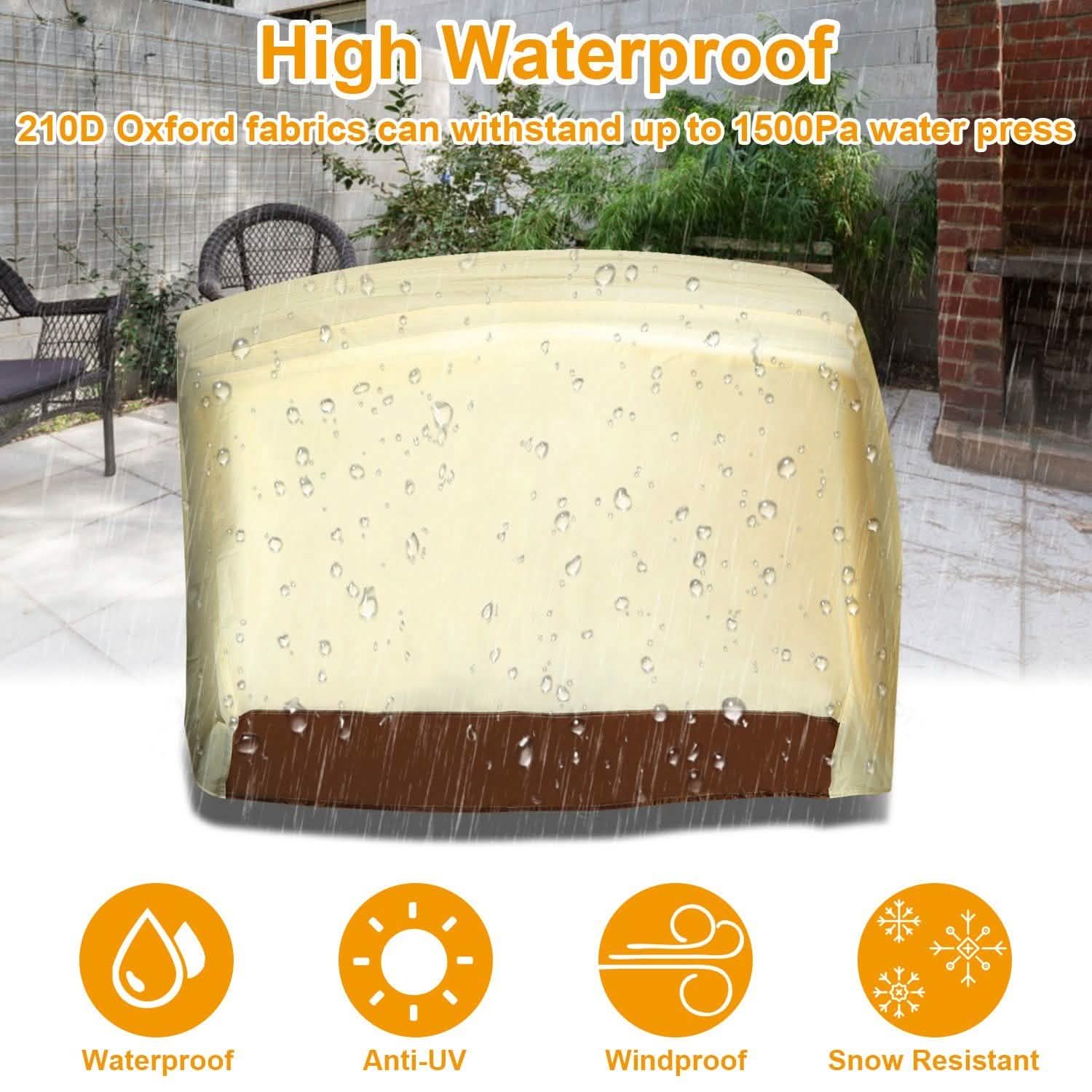 210D Waterproof Outdoor BBQ Grill Cover by DailySale