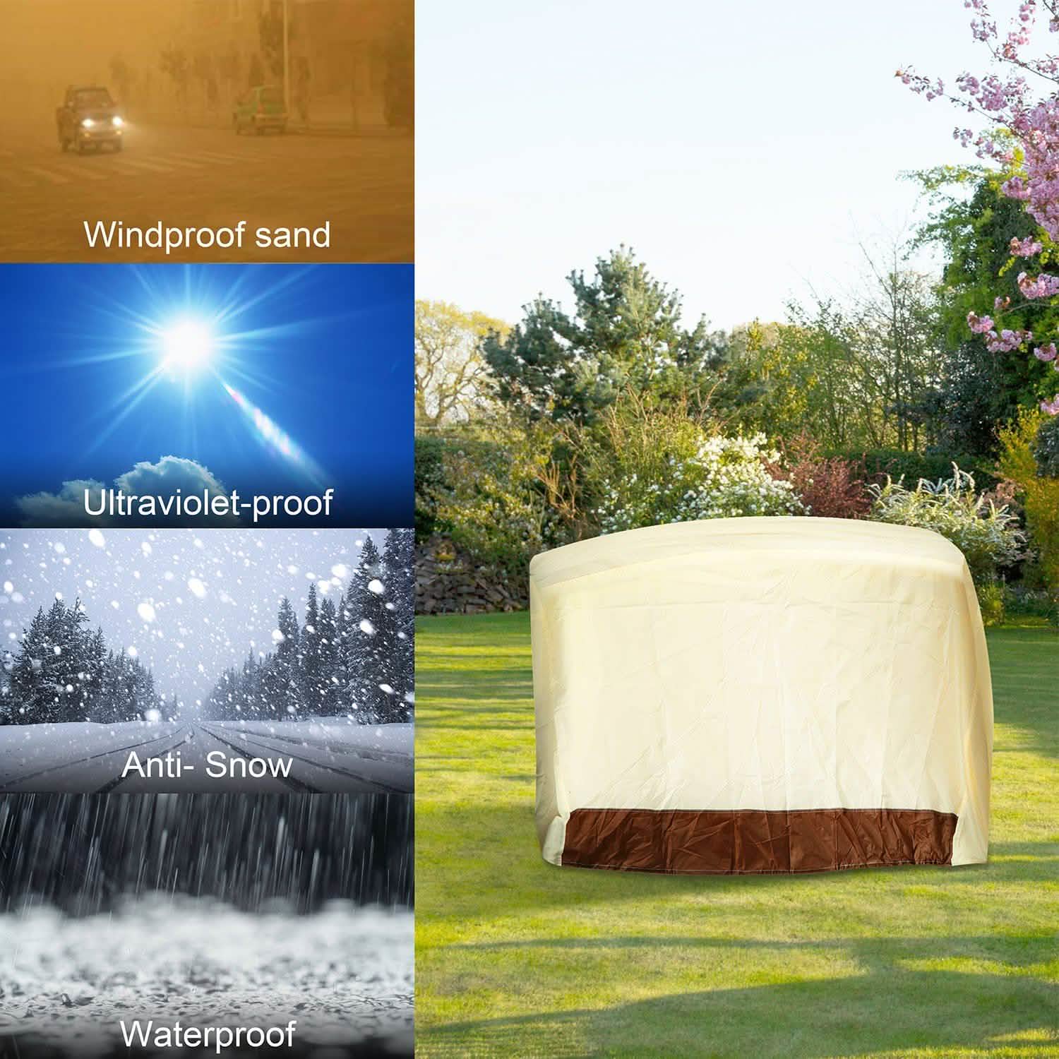 210D Waterproof Outdoor BBQ Grill Cover by DailySale
