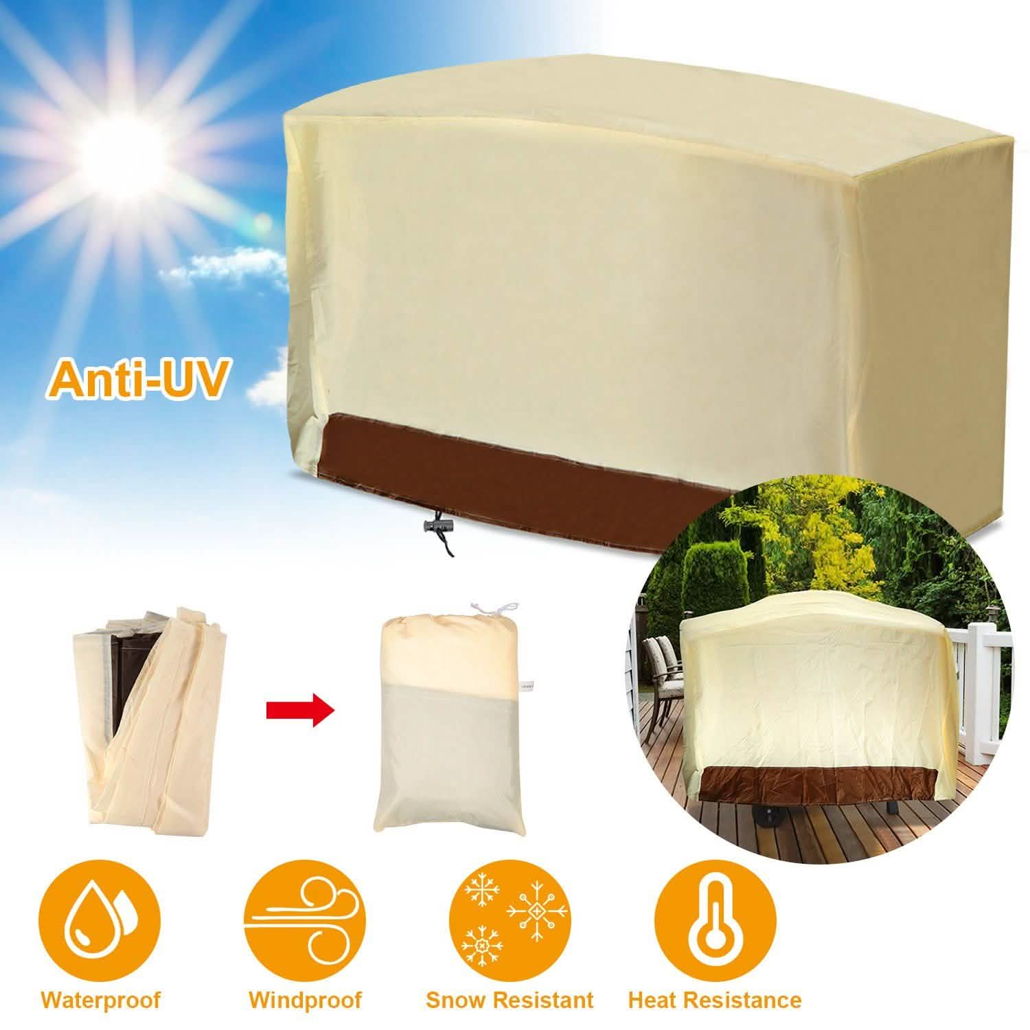 210D Waterproof Outdoor BBQ Grill Cover by DailySale
