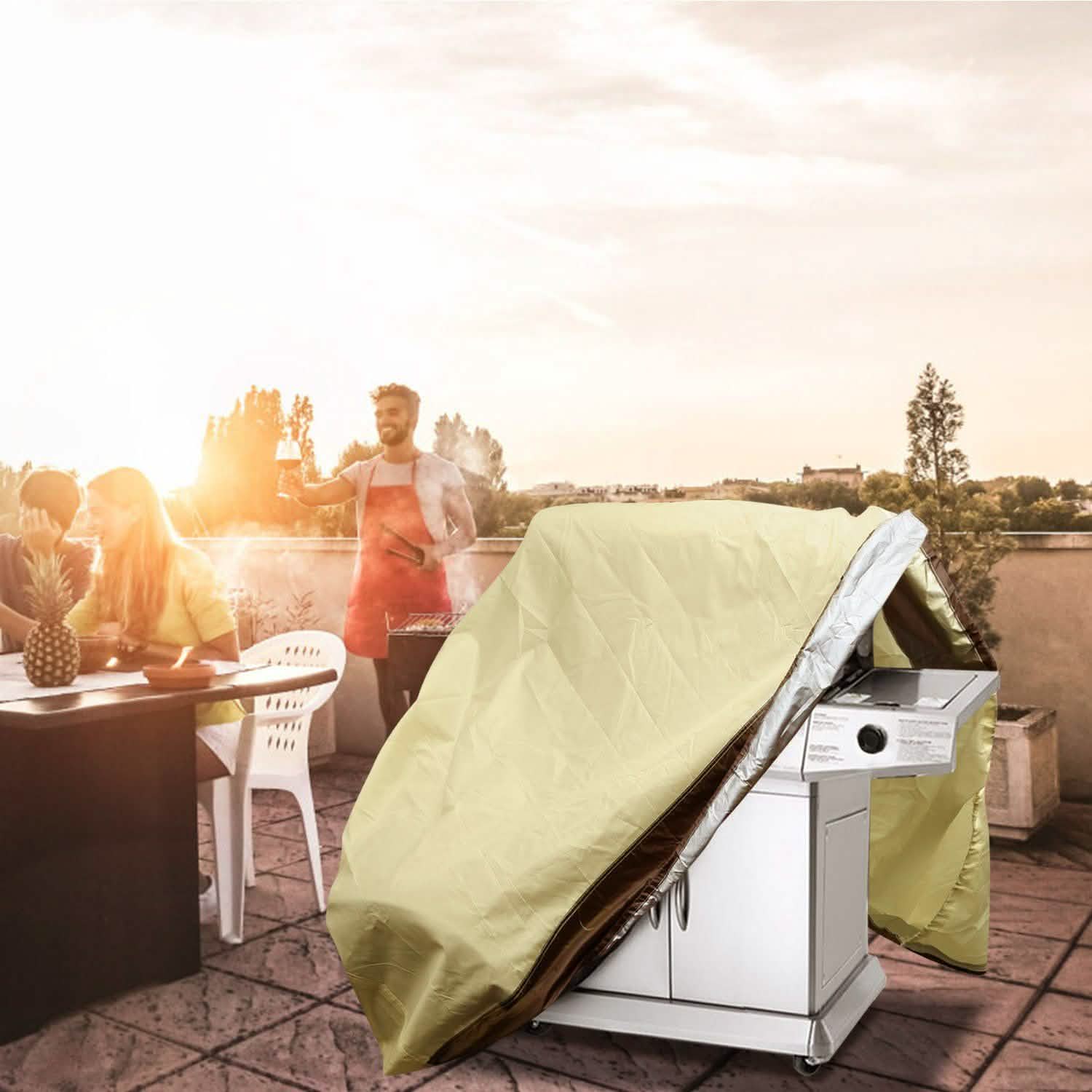 210D Waterproof Outdoor BBQ Grill Cover by DailySale