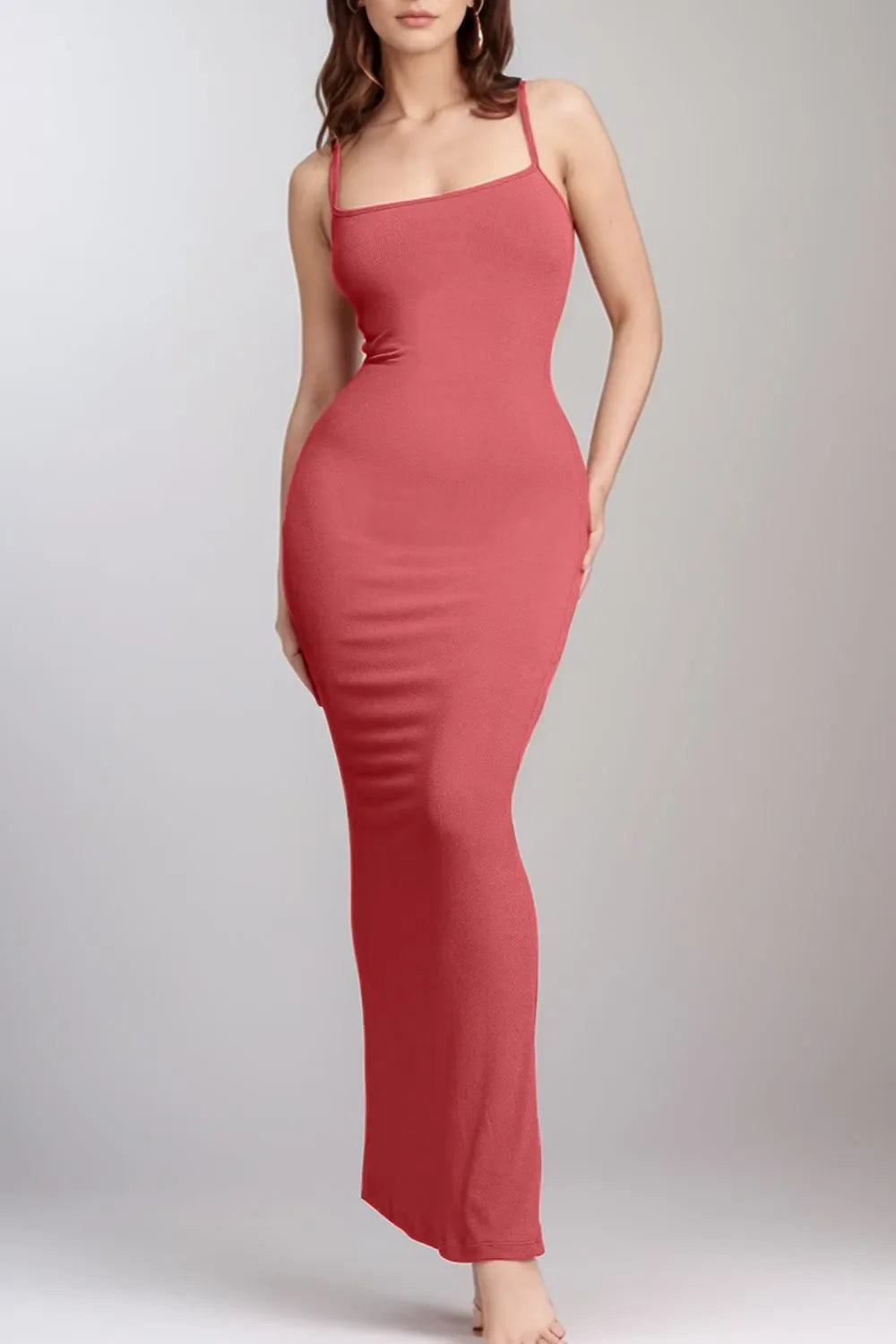 Basic Bae Built-In Shapewear Sleeveless Maxi Dress by Shopiebay