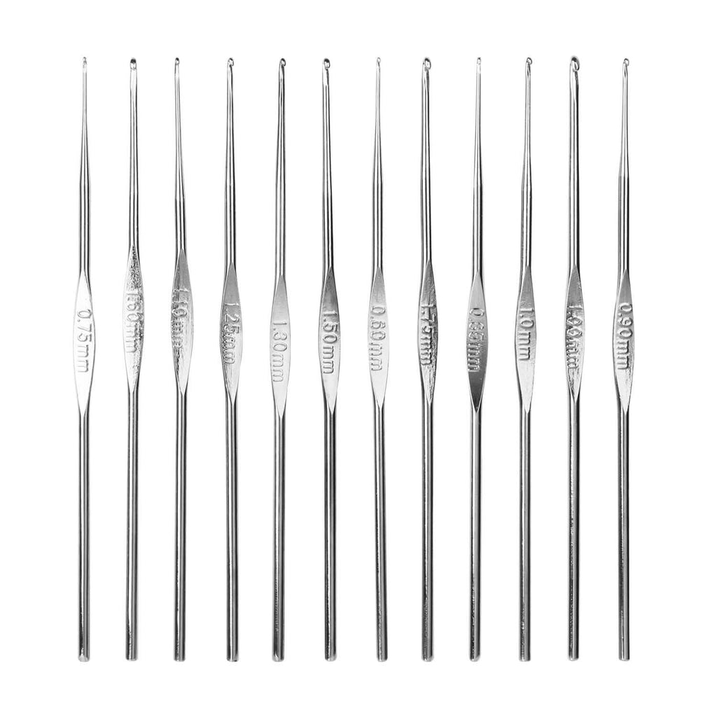 22-Piece: Aluminum Multi-Color Crochet Hook Needles by DailySale