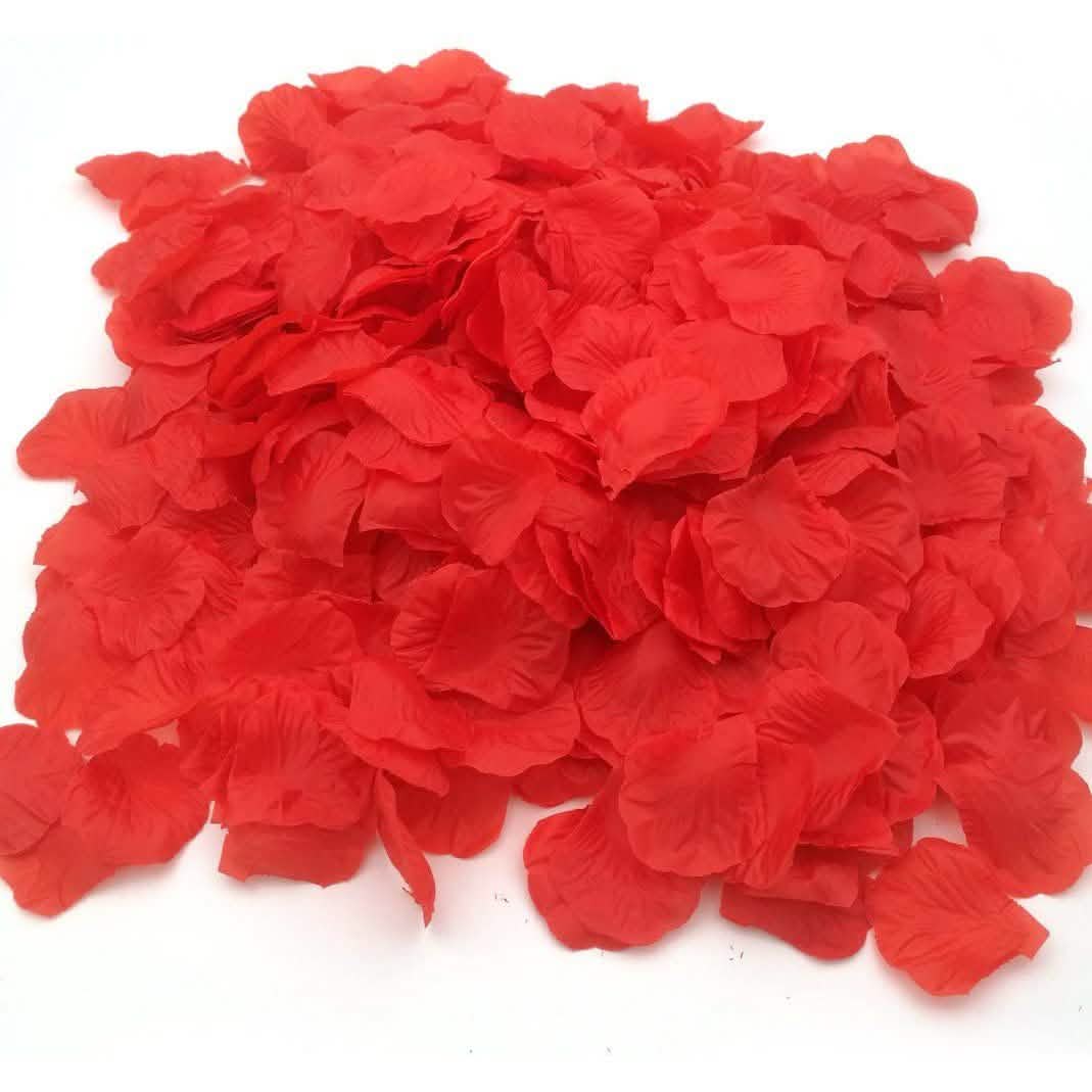 2200-Piece: Silk Rose Petals Wedding Flower Decoration by DailySale