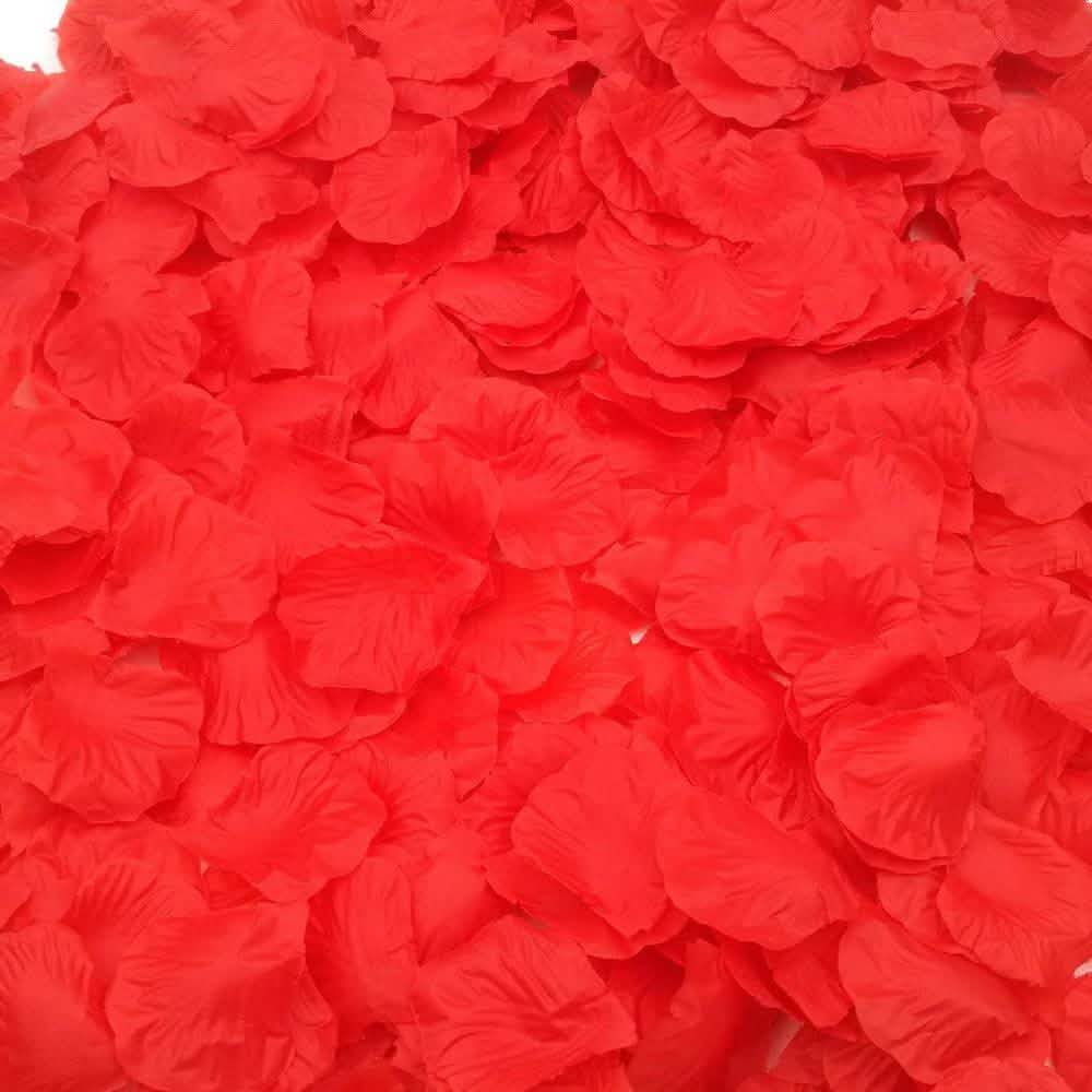 2200-Piece: Silk Rose Petals Wedding Flower Decoration by DailySale