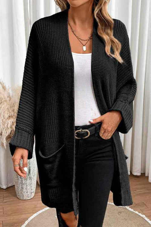 Batwing Sleeve Oversized Cable Knit Cardigan by Wild and Free Boutique