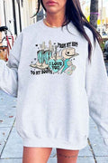 Love You From My Hat to Boots Graphic Sweatshirt