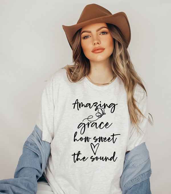 Amazing Grace Bella Canvas Graphic Tee