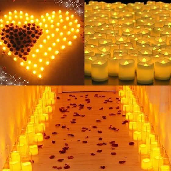 24-Piece: LED Flameless Tea Light Candle by DailySale
