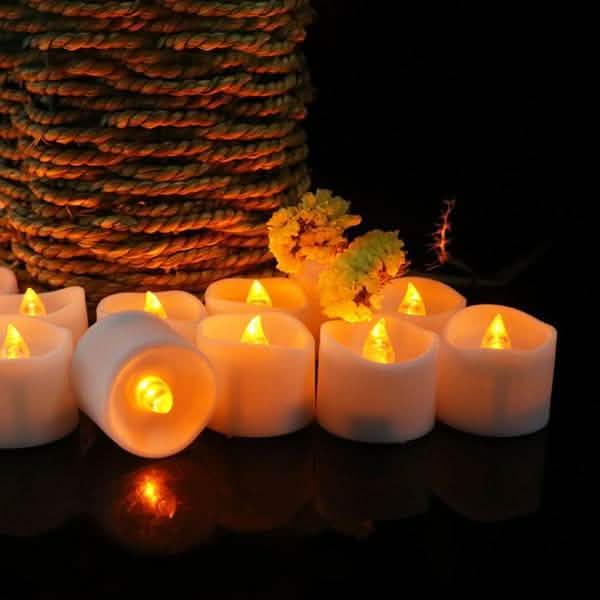 24-Piece: LED Flameless Tea Light Candle by DailySale