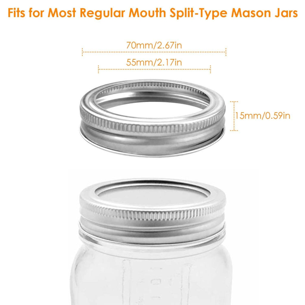 24-Piece: Regular Mouth Canning Jar by DailySale