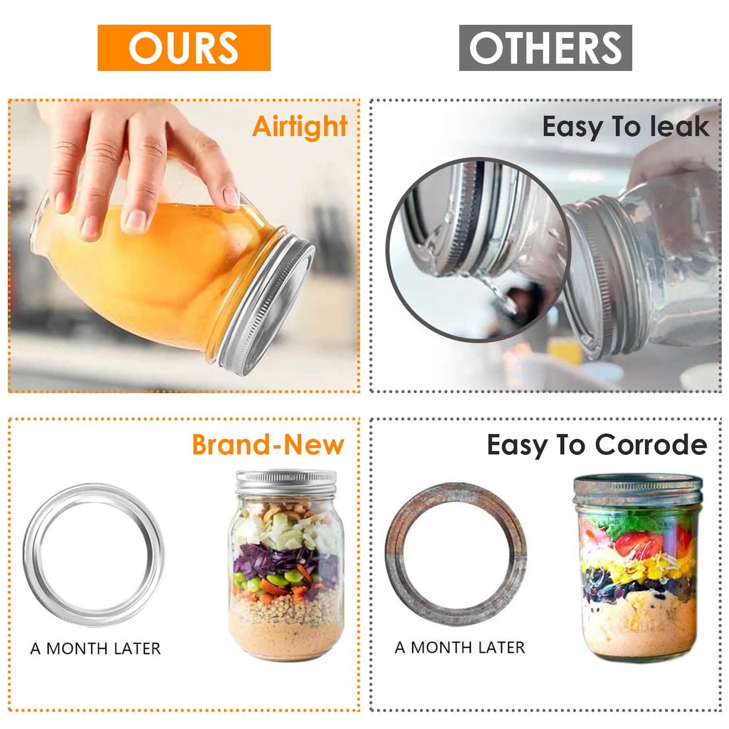 24-Piece: Regular Mouth Canning Jar by DailySale