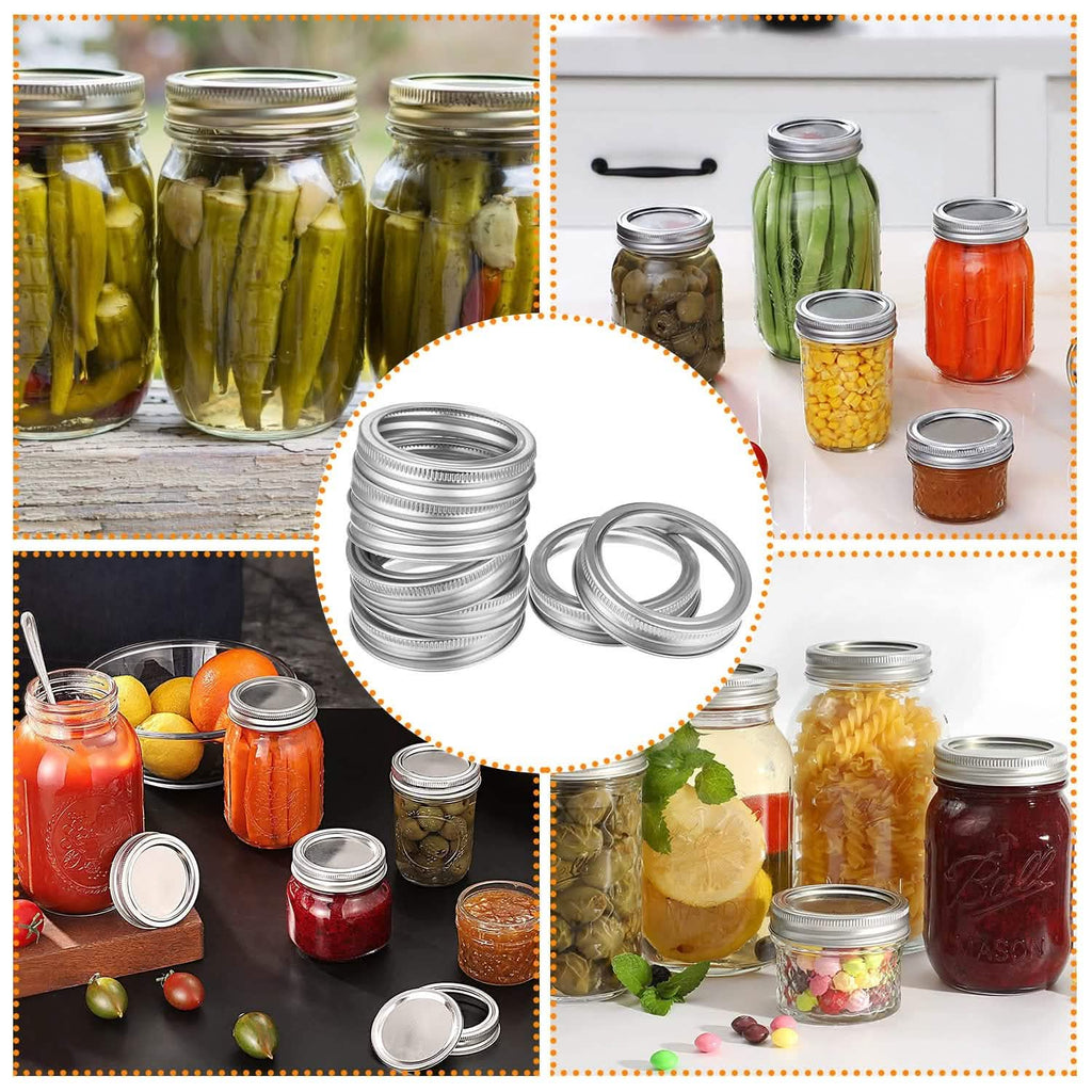 24-Piece: Regular Mouth Canning Jar by DailySale