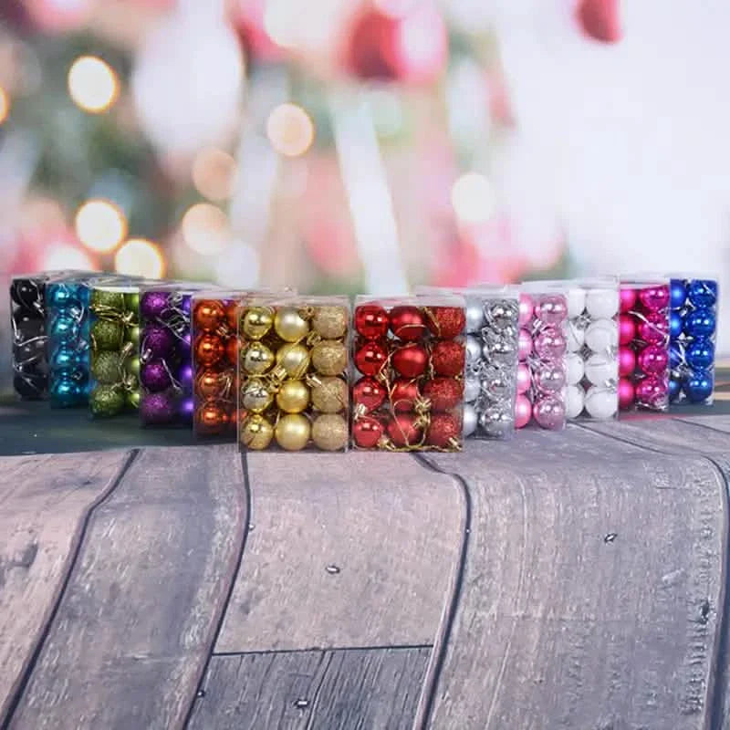 24-Pieces: Sparkling Christmas Balls by DailySale