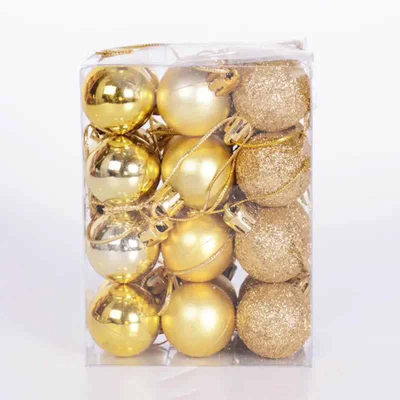 24-Pieces: Sparkling Christmas Balls by DailySale
