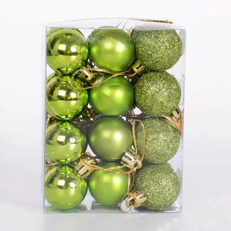 24-Pieces: Sparkling Christmas Balls by DailySale