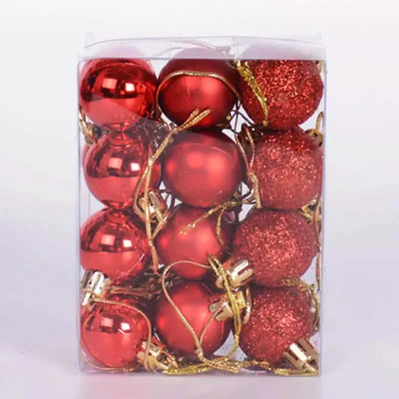 24-Pieces: Sparkling Christmas Balls by DailySale