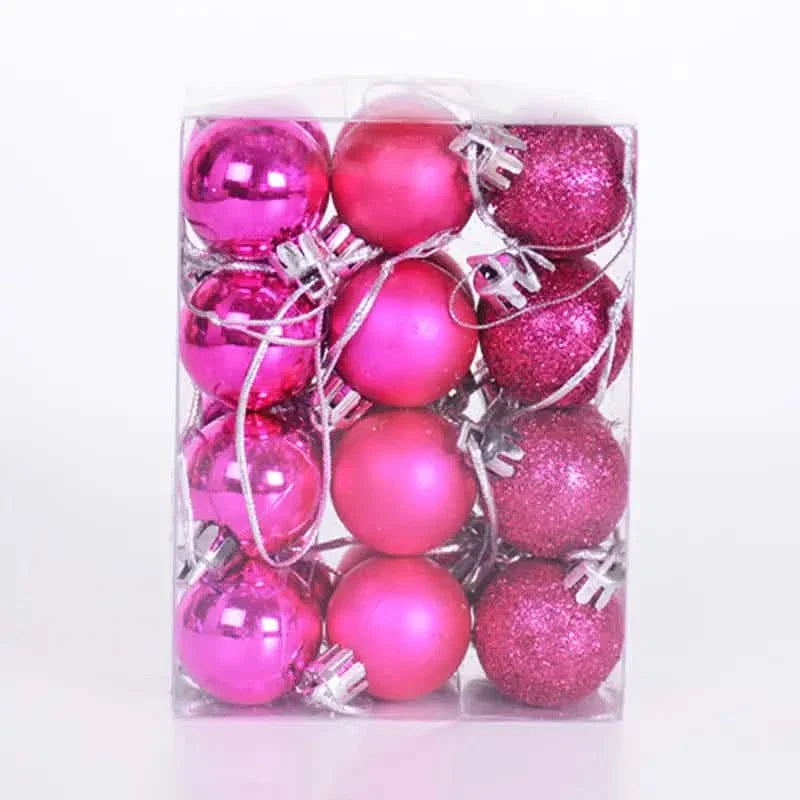 24-Pieces: Sparkling Christmas Balls by DailySale