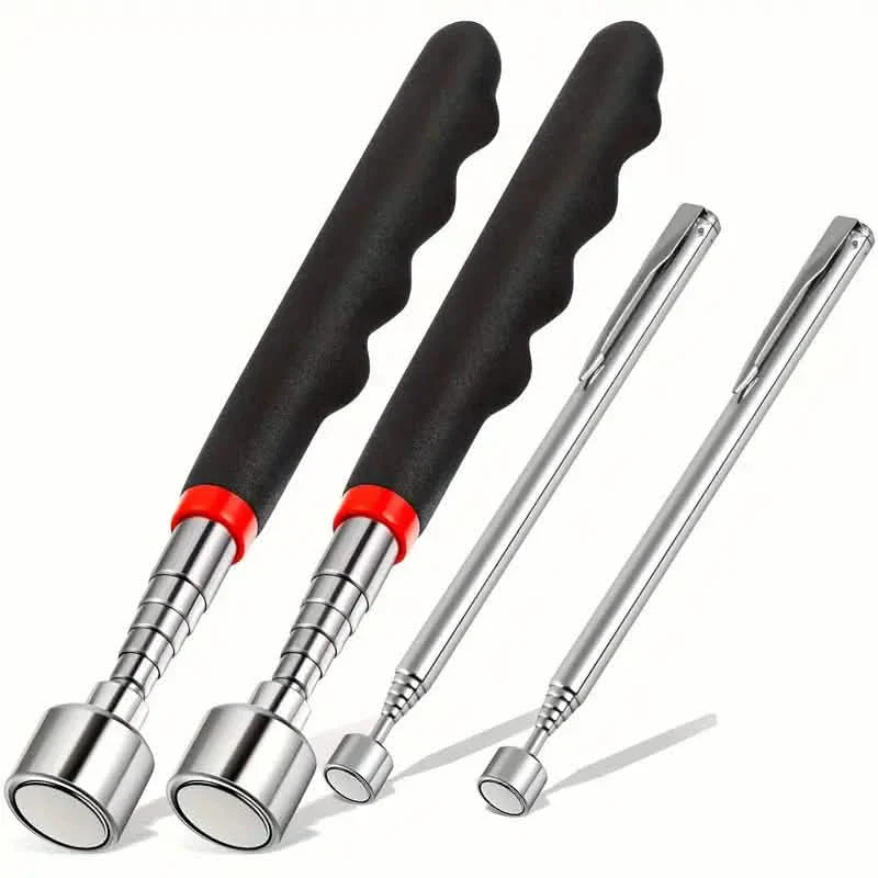 3-in-1 Telescopic Magnetic Grabber Tool – Stainless Steel, Non-Electric by DailySale